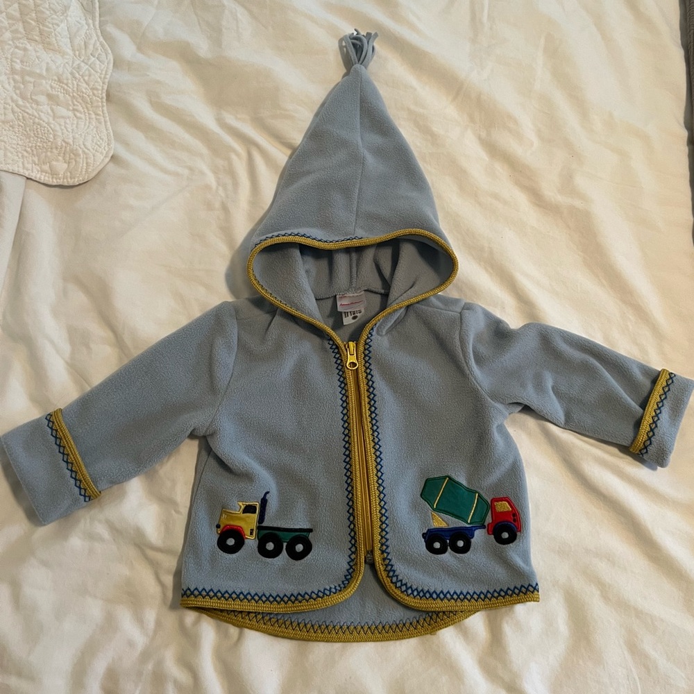 Hanna Andersson Appliqué Fleece Zip Up